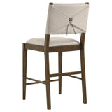 Ottowa Brown Upholstered Counter Height Side Chair, Set of 2 by Coaster at Eve Furniture