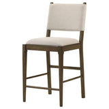 Ottowa Brown Upholstered Counter Height Side Chair, Set of 2 by Coaster at Eve Furniture