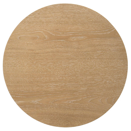 Ottowa Light Oak 3-Piece Round Wood Coffee Table Set by Coaster at Eve Furniture