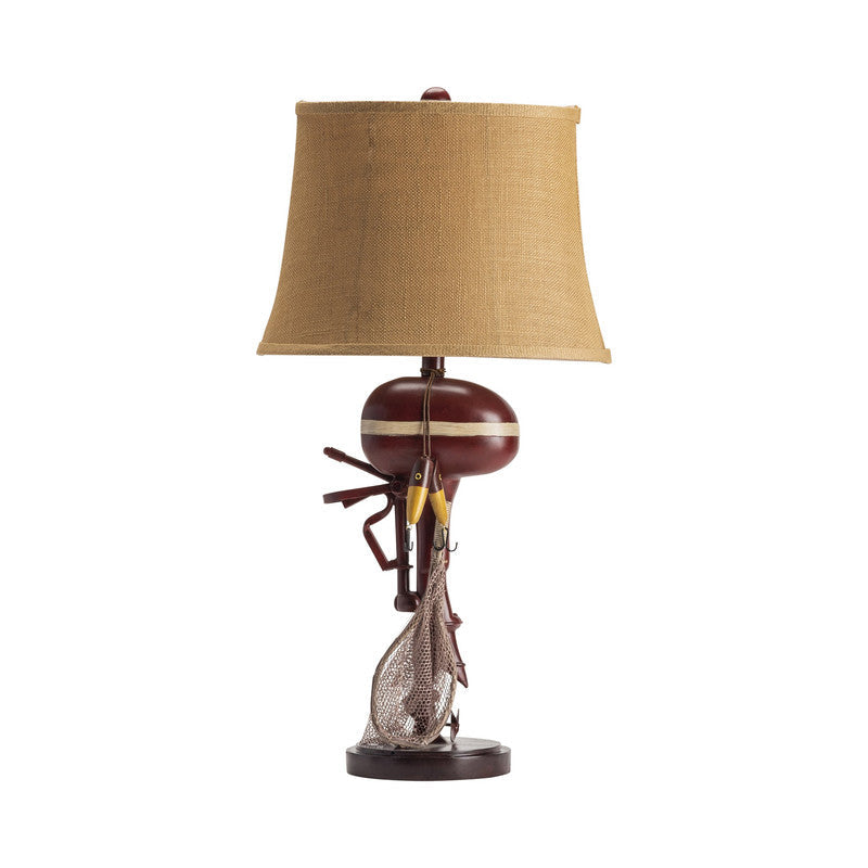 Outboard Red Table Lamp by Crestview at Eve Furniture