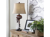 Outboard Red Table Lamp by Crestview at Eve Furniture