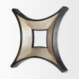 Ovallas Star Champagne Wood Frame Mirror by Mercana at Eve Furniture