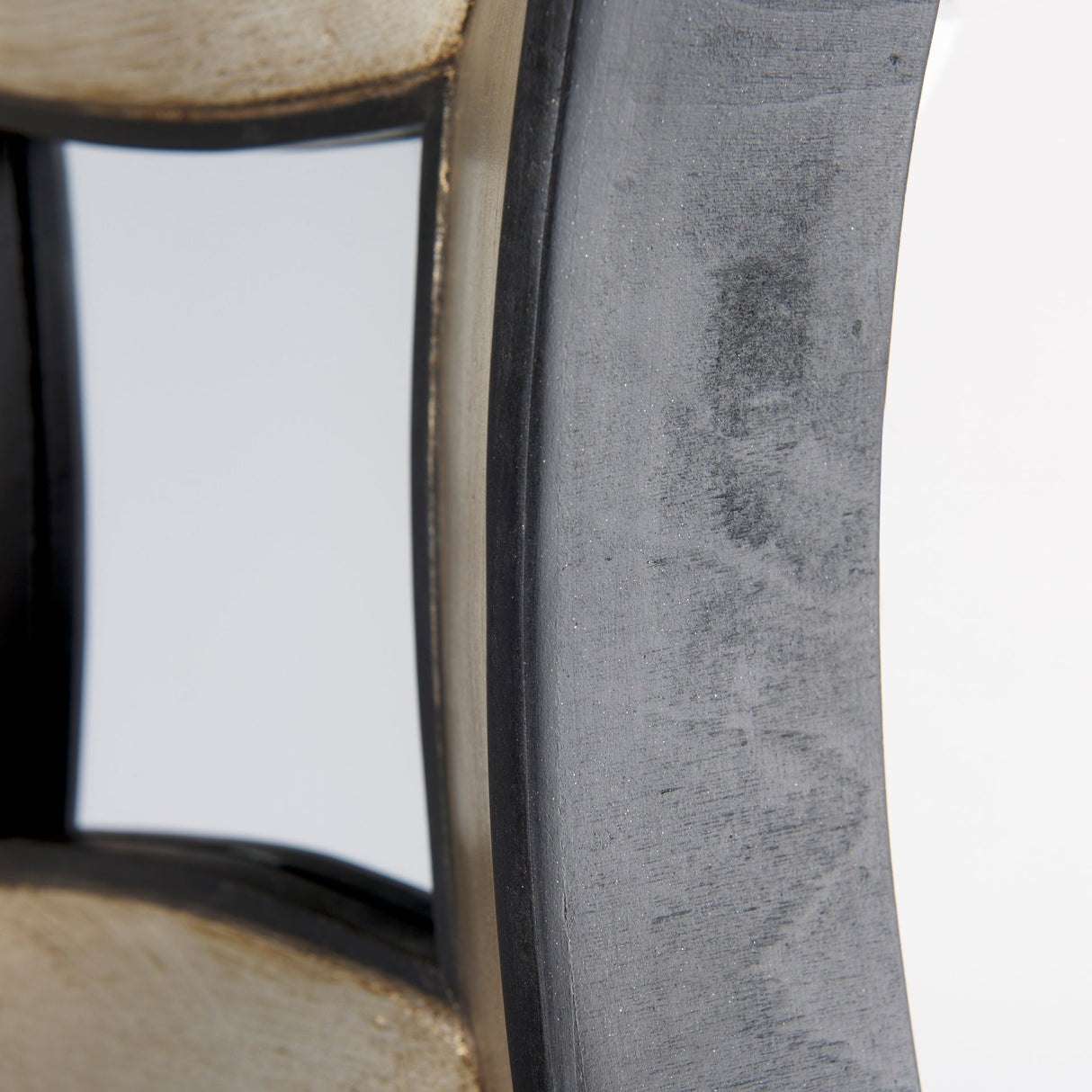 Ovallas Star Champagne Wood Frame Mirror by Mercana at Eve Furniture