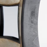 Ovallas Star Champagne Wood Frame Mirror by Mercana at Eve Furniture