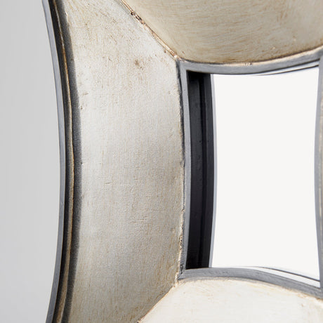 Ovallas Star Champagne Wood Frame Mirror by Mercana at Eve Furniture
