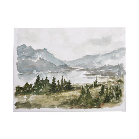 Overcast Reservoir I by Ethan Harper a Hand Embellished Textured Canvas by Mercana at Eve Furniture