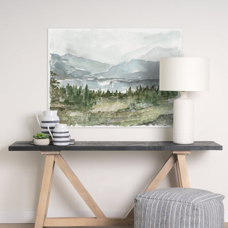Overcast Reservoir II by Ethan Harper a Hand Embellished Textured Canvas by Mercana at Eve Furniture