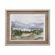Overcast Reservoir II by Ethan Harper Hand Embellished Textured Framed Art Print Matted under Glass by Mercana at Eve Furniture