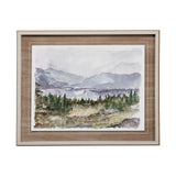 Overcast Reservoir II by Ethan Harper Hand Embellished Textured Framed Art Print Matted under Glass by Mercana at Eve Furniture