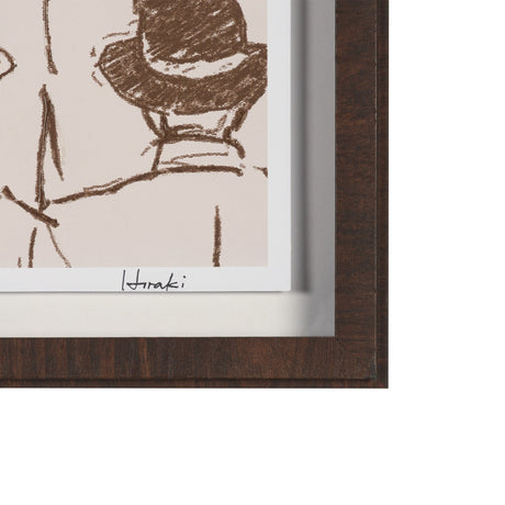 Overcoats by Mercana Studio Hand-Embellished Framed Artwork Matted under Glass by Mercana at Eve Furniture