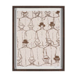 Overcoats by Mercana Studio Hand-Embellished Framed Artwork Matted under Glass by Mercana at Eve Furniture