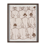 Overcoats by Mercana Studio Hand-Embellished Framed Artwork Matted under Glass by Mercana at Eve Furniture