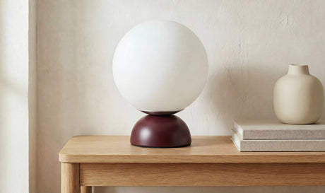 Ovi Table Lamp Deep Red by Moe's Home at Eve Furniture