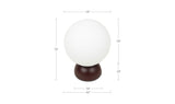 Ovi Table Lamp Deep Red by Moe's Home at Eve Furniture