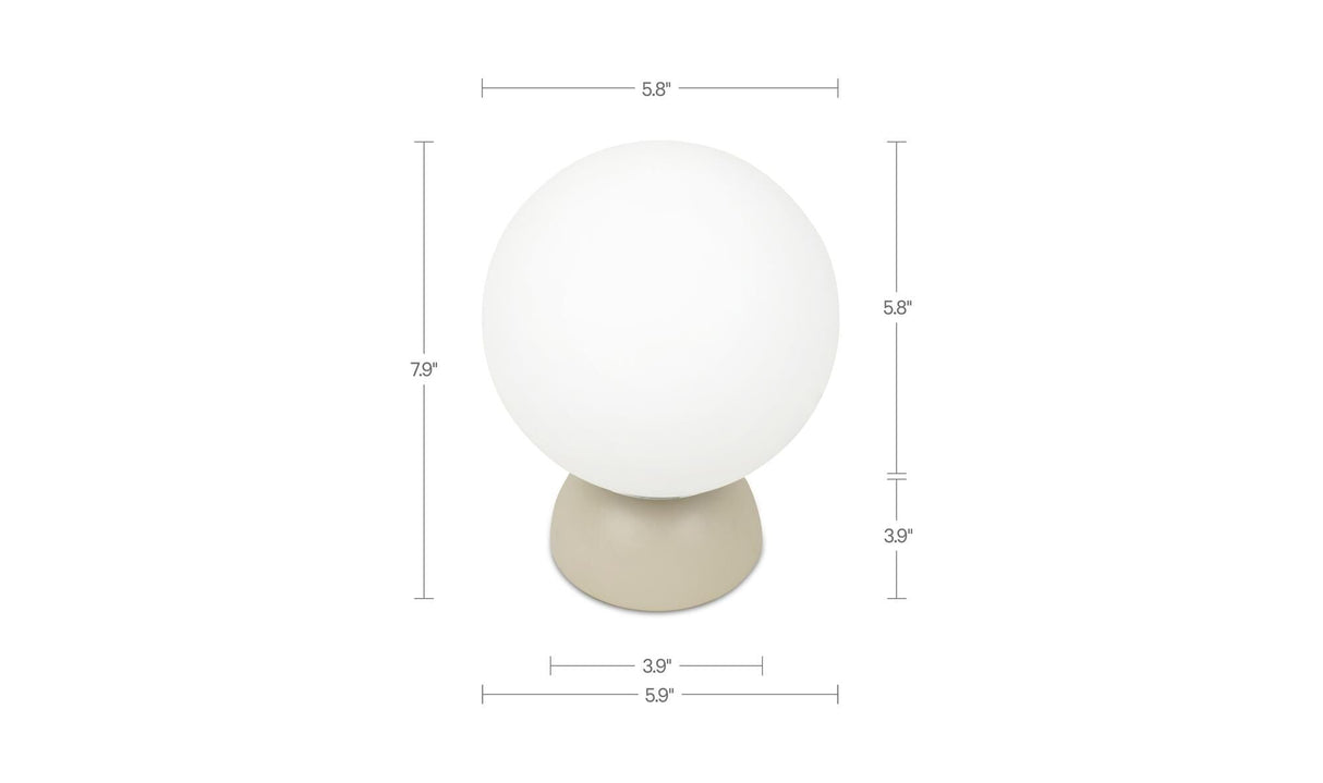 Ovi Table Lamp Soft Beige by Moe's Home at Eve Furniture