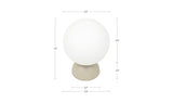 Ovi Table Lamp Soft Beige by Moe's Home at Eve Furniture