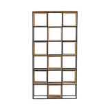 Owen Brown/Black Etagere by Crestview at Eve Furniture