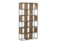 Owen Brown/Black Etagere by Crestview at Eve Furniture