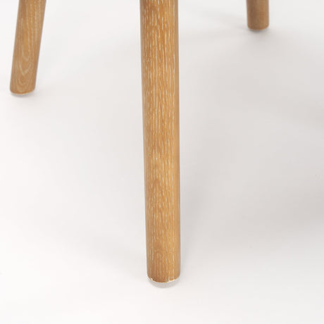 Owen Dining Chair W/ Medium Brown Wood and Beige Fabric, Set of 2 by Mercana at Eve Furniture