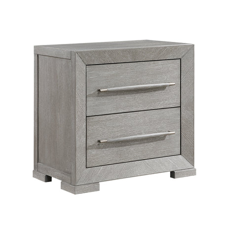 Owen Gray Night Stand by Homelegance at Eve Furniture