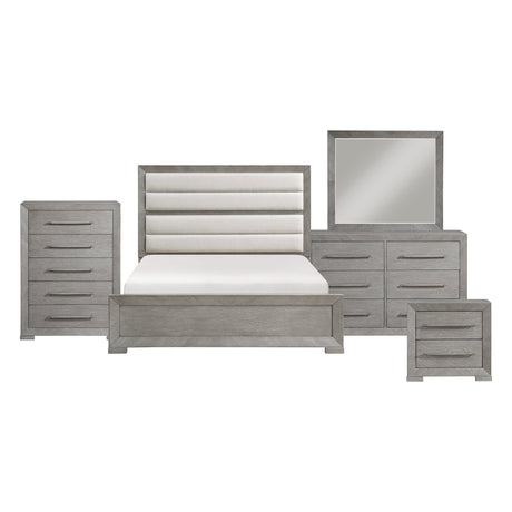 Owen Gray Panel Bedroom Set by Homelegance at Eve Furniture