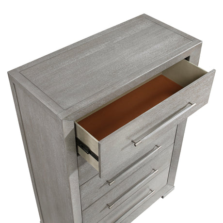 Owen Gray Panel Bedroom Set by Homelegance at Eve Furniture