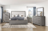 Owen Gray Panel Bedroom Set by Homelegance at Eve Furniture