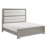 Owen Gray Queen Bed by Homelegance at Eve Furniture