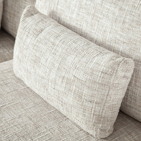 Owen Oat Fabric Sleeper Sofa by Diamond Sofa at Eve Furniture