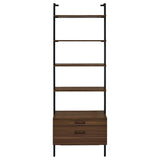 Owens Walnut 3-piece 96-inch Wall Mounted Bookshelf Set by Coaster at Eve Furniture