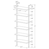 Owens Walnut 3-piece 96-inch Wall Mounted Bookshelf Set by Coaster at Eve Furniture