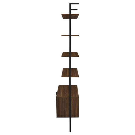 Owens Walnut 3-piece 96-inch Wall Mounted Bookshelf Set by Coaster at Eve Furniture