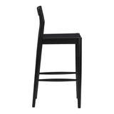 Owing Black Barstool by Moe's Home at Eve Furniture
