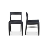 Owing Dining Chair Black (Set of 2) by MOES at Eve Furniture
