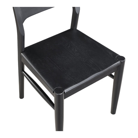 Owing Dining Chair Black (Set of 2) by MOES at Eve Furniture