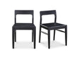 Owing Dining Chair Black (Set of 2) by MOES at Eve Furniture