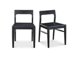 Owing Dining Chair Black (Set of 2) by MOES at Eve Furniture