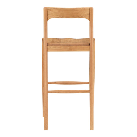 Owing Natural Oak Barstool by MOES at Eve Furniture