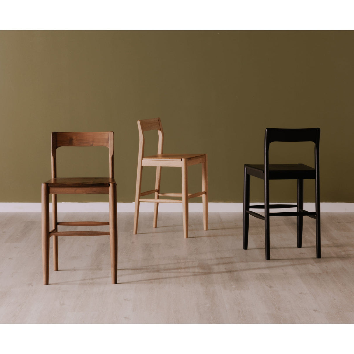 Owing Natural Oak Barstool by MOES at Eve Furniture