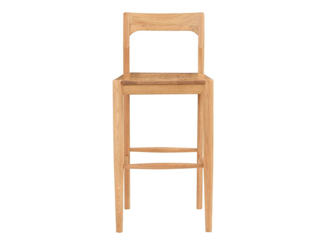 Owing Natural Oak Barstool by MOES at Eve Furniture