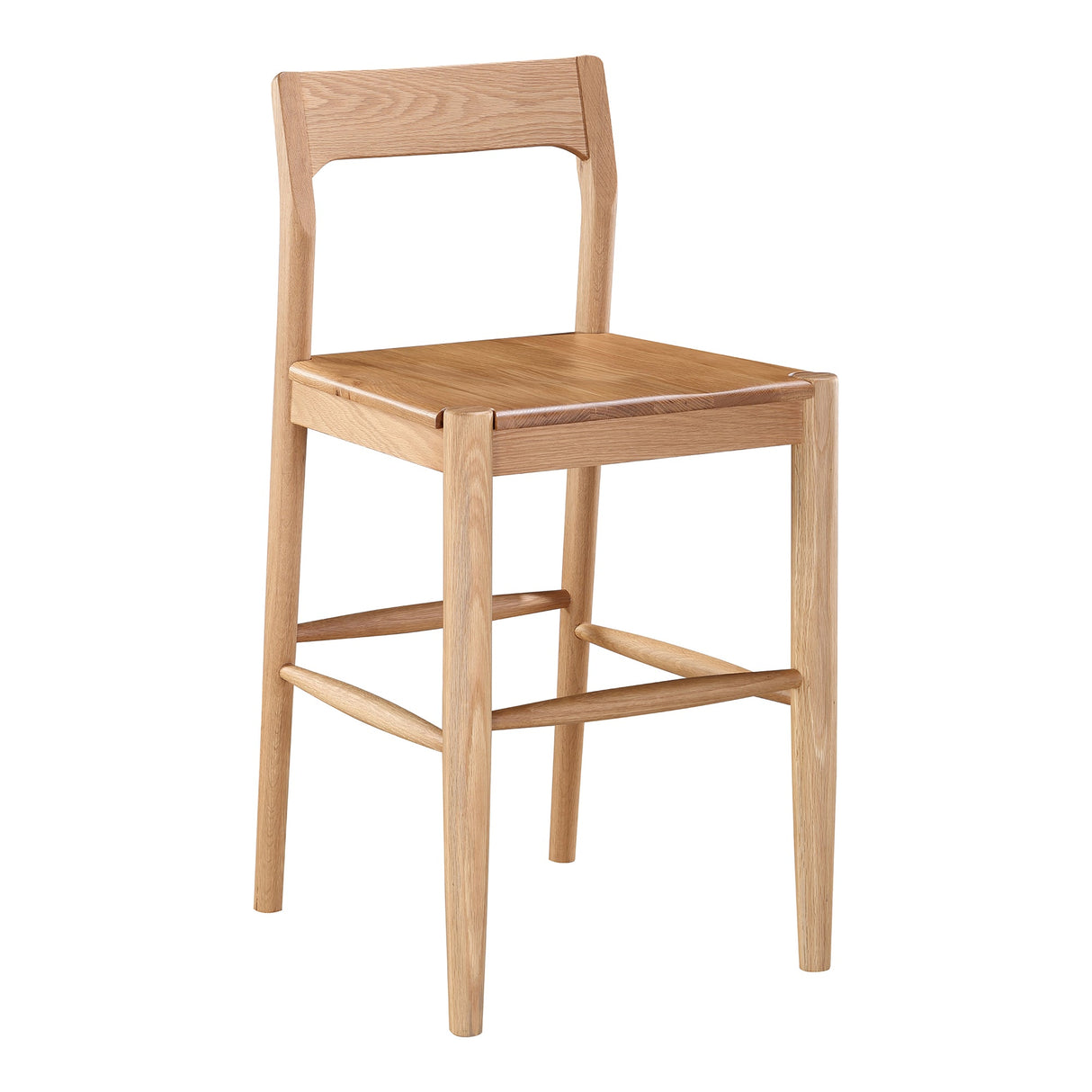 Owing Natural Oak Counter Stool by MOES at Eve Furniture
