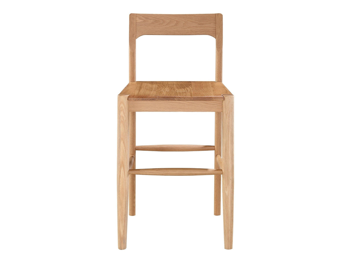 Owing Natural Oak Counter Stool by MOES at Eve Furniture