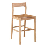 Owing Natural Oak Counter Stool