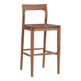 Owing Walnut Brown Barstool by MOES at Eve Furniture