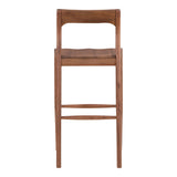 Owing Walnut Brown Barstool by MOES at Eve Furniture
