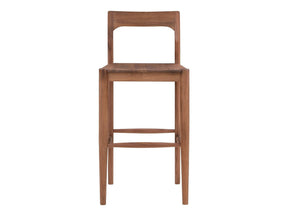 Owing Walnut Brown Barstool by MOES at Eve Furniture