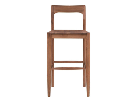 Owing Walnut Brown Barstool by MOES at Eve Furniture