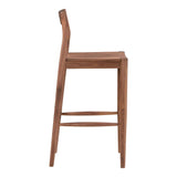Owing Walnut Brown Barstool