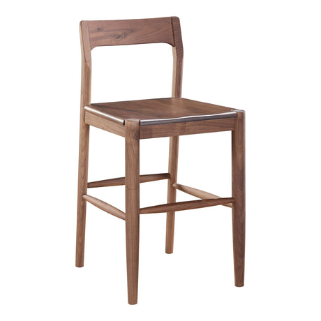 Owing Walnut Brown Counter Stool by MOES at Eve Furniture