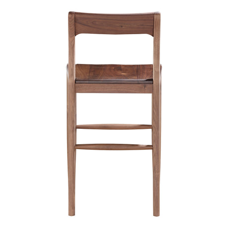 Owing Walnut Brown Counter Stool by MOES at Eve Furniture